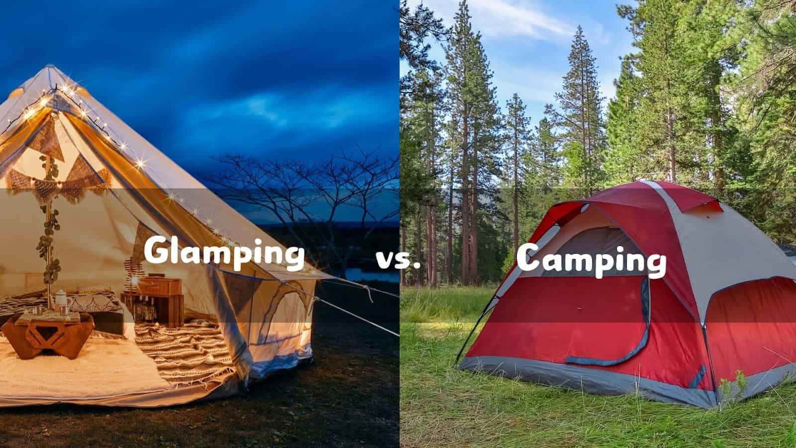 2026 Glamping 攻略指南:第一次玩 Glamping 就上手! 5 Glamping與Camping的差異比較