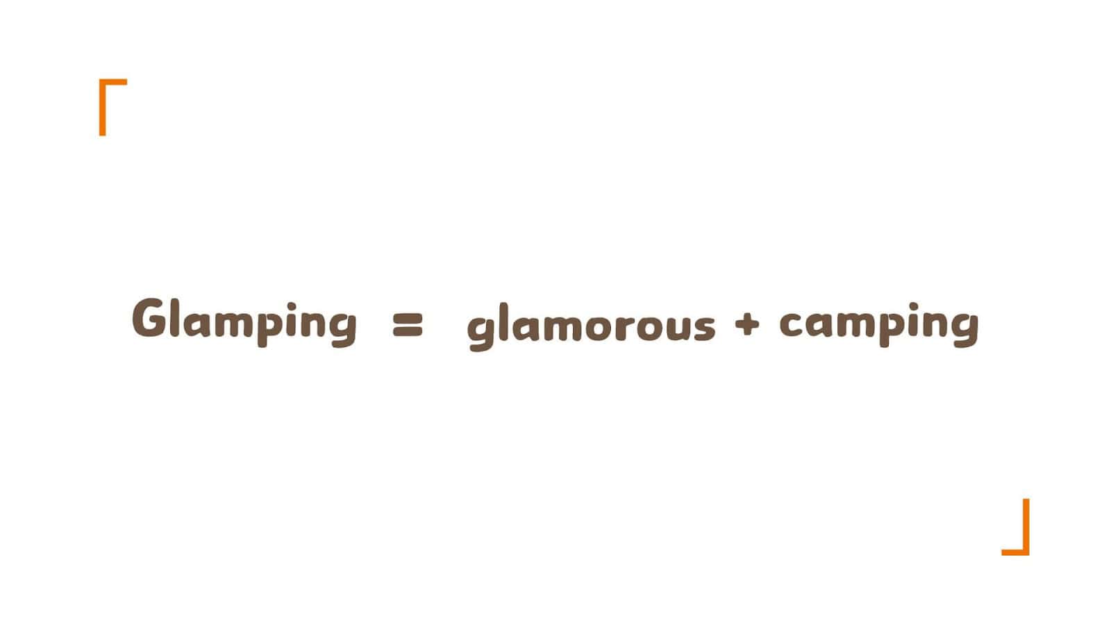 2026 Glamping 攻略指南:第一次玩 Glamping 就上手! 1 Glamping是什麼?Glamping 是 glamorous 和 camping ,這2個英文所組成。